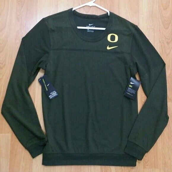 Nike Oregon Ducks Football On Field Coach Sweater Mens Size Small