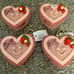 Heart pocketbac holders x4