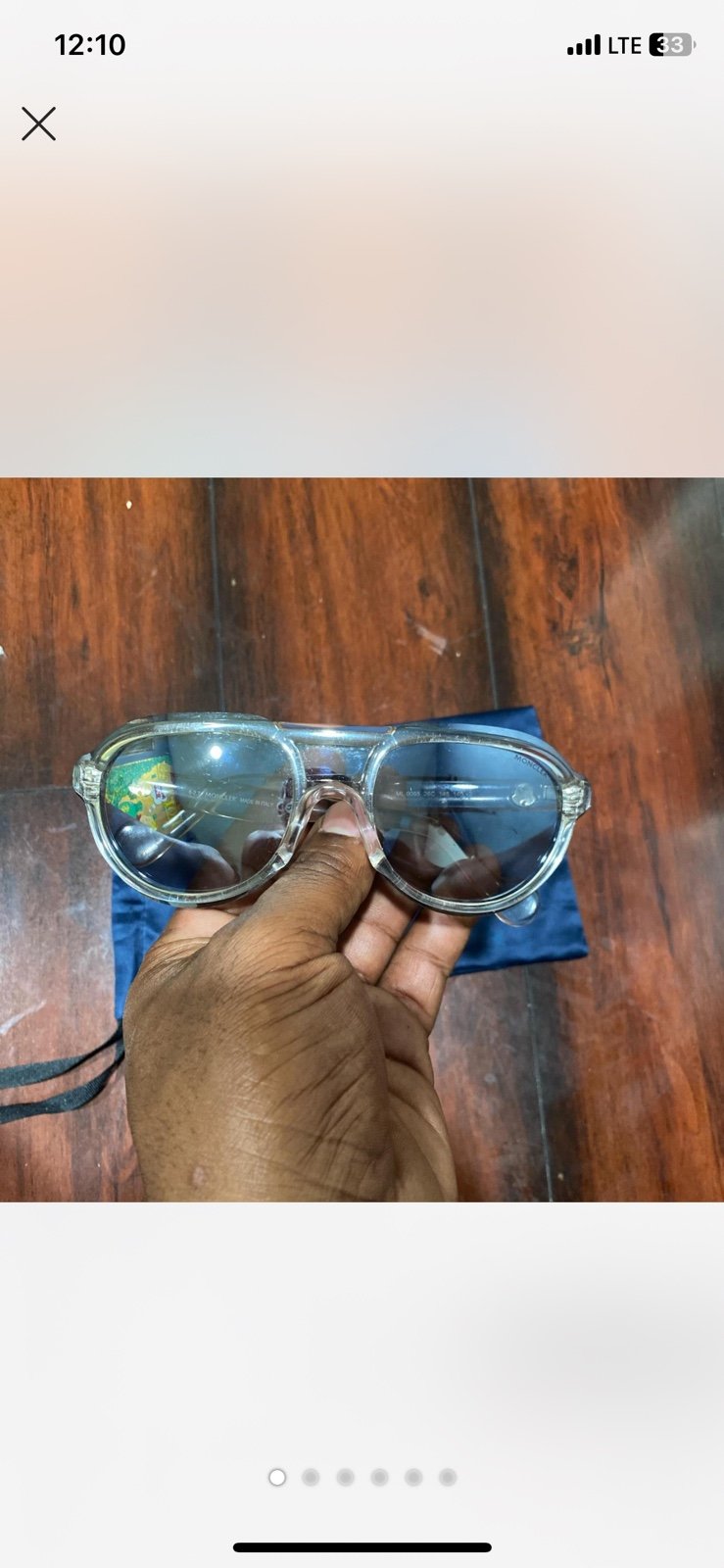 Moncler aviator shades great condition