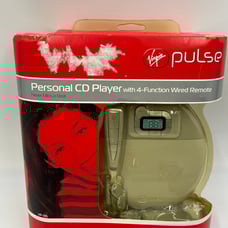 Virgin Pulse VP-05 Personal Portable CD Player w/ Wired Remote & Earbuds New
