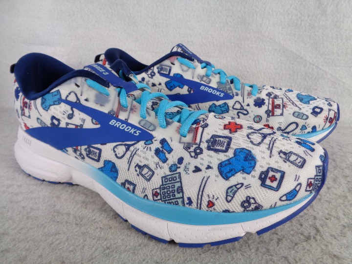 Brooks Trace 3 Hero 3.0 Medical Running Shoes Womens US 11.5 1204011B123 Graphic