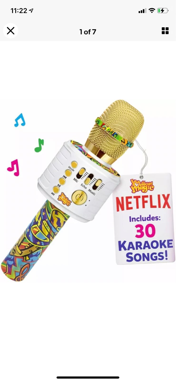 Motown Magic Karaoke Microphone