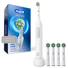 Electric ToothOral-B Pro 1000 Rechargeable Electric Toothbrush, Whitebrush