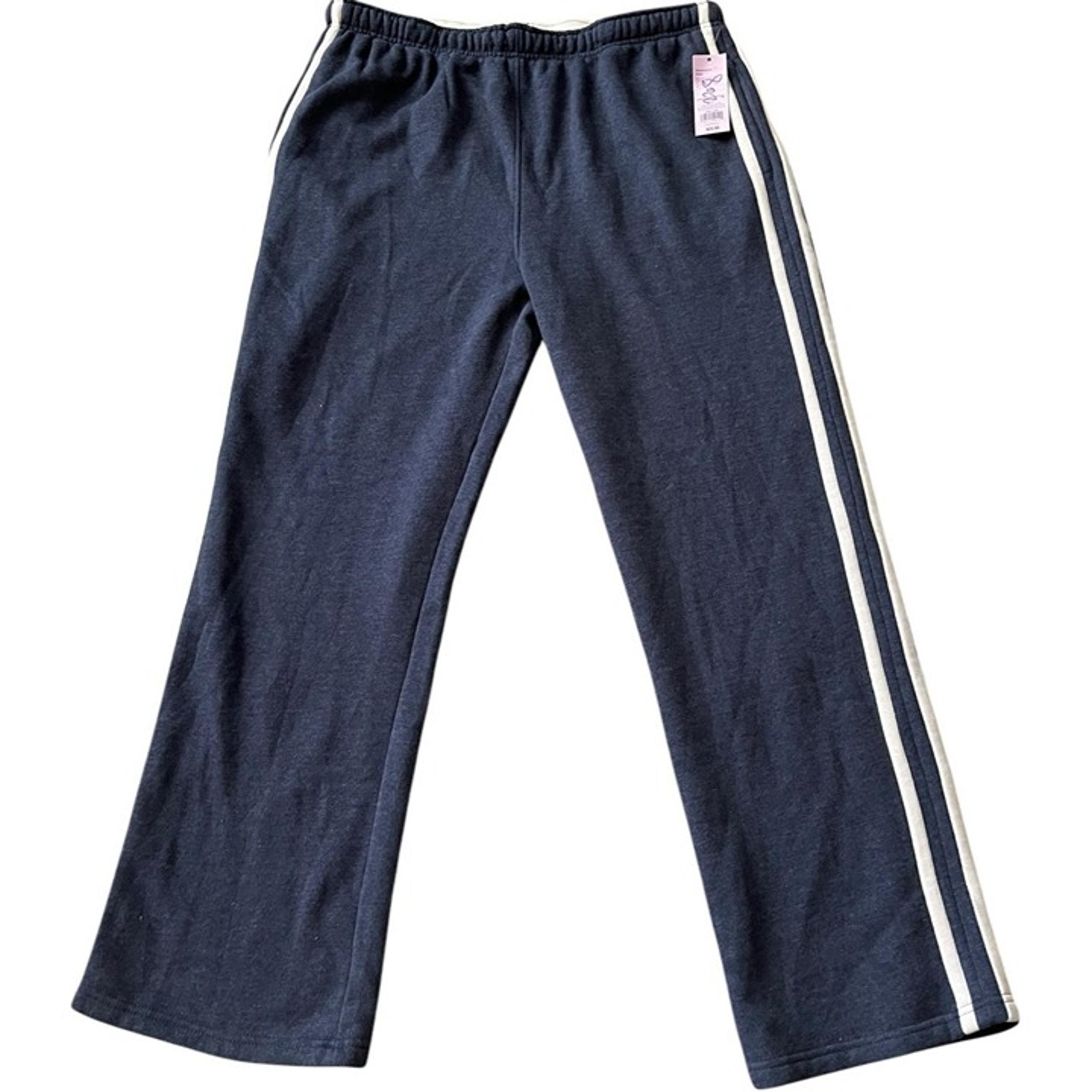 Mens XXL Blue Drawstring Jogging Fleece Pants Pull On Wild Fable NWT