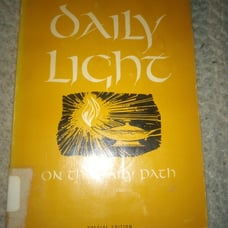 Daily light softback book used oop religion