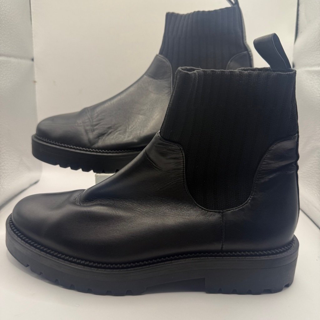 Blondo 8.5 black Chelsea Boots waterproof leather