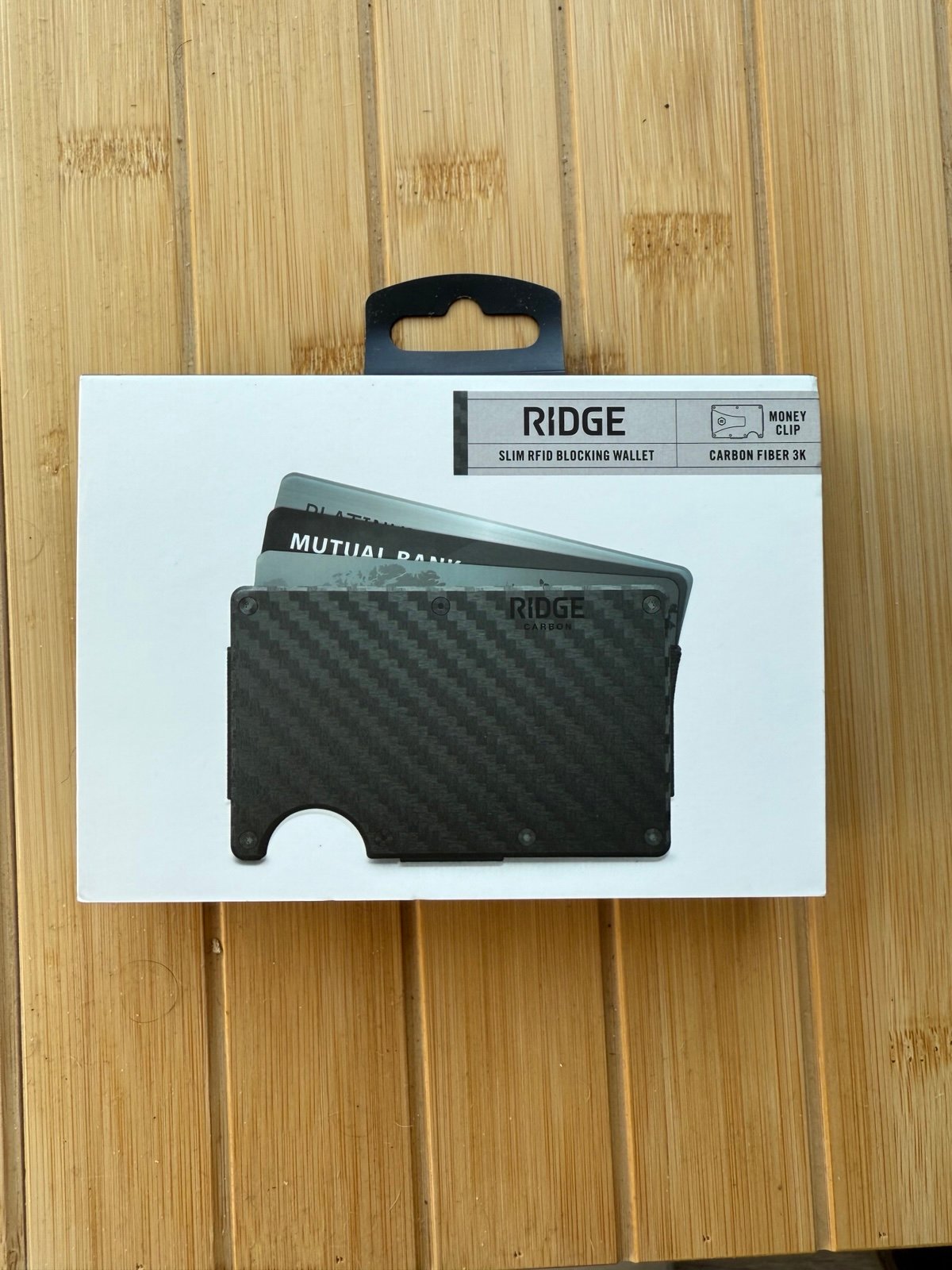 Ridge wallet Carbon Fiber (authentic)