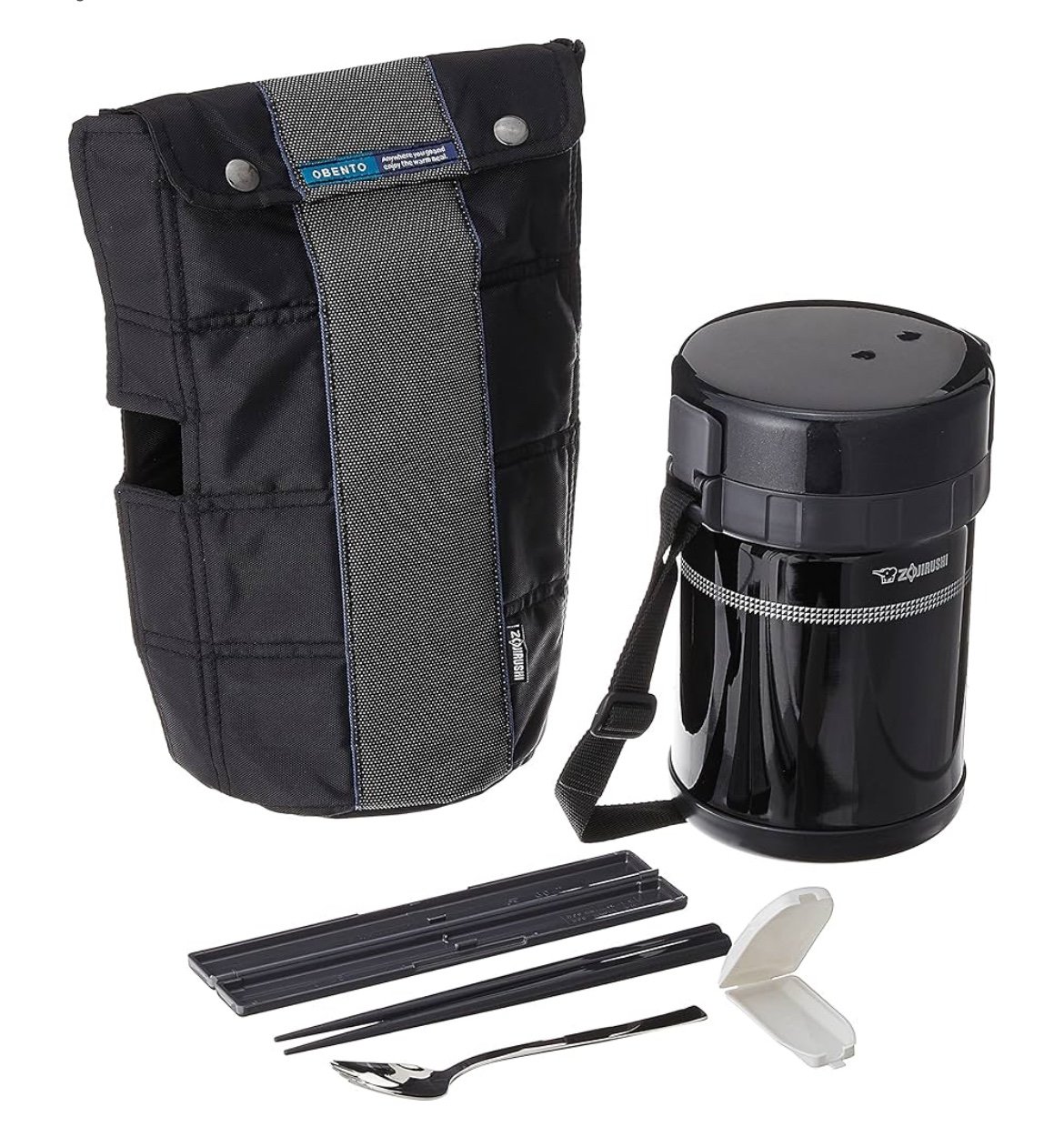 Zojirushi Classic Bento Stainless Lunch Jar Vacuum Lunch Jar - Black