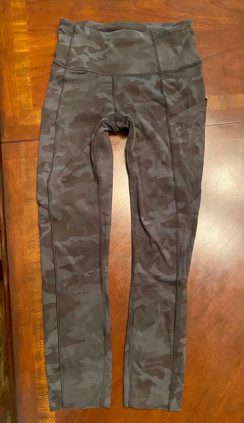 Black Camo Fast and Free Lululemon Leggings