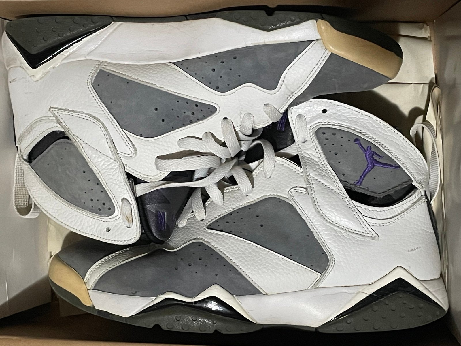 OG JORDAN HEAT: 2005 Jordan 7 “Flint grey” (9.5)