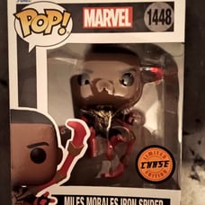 Funko Pop Miles Morales iron spider chase