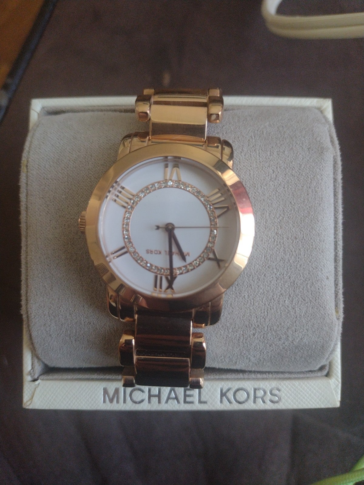 Micheal kors rose gold watch