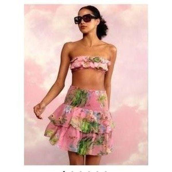 ORANGE CYNTHIA ROWLEY skirt M