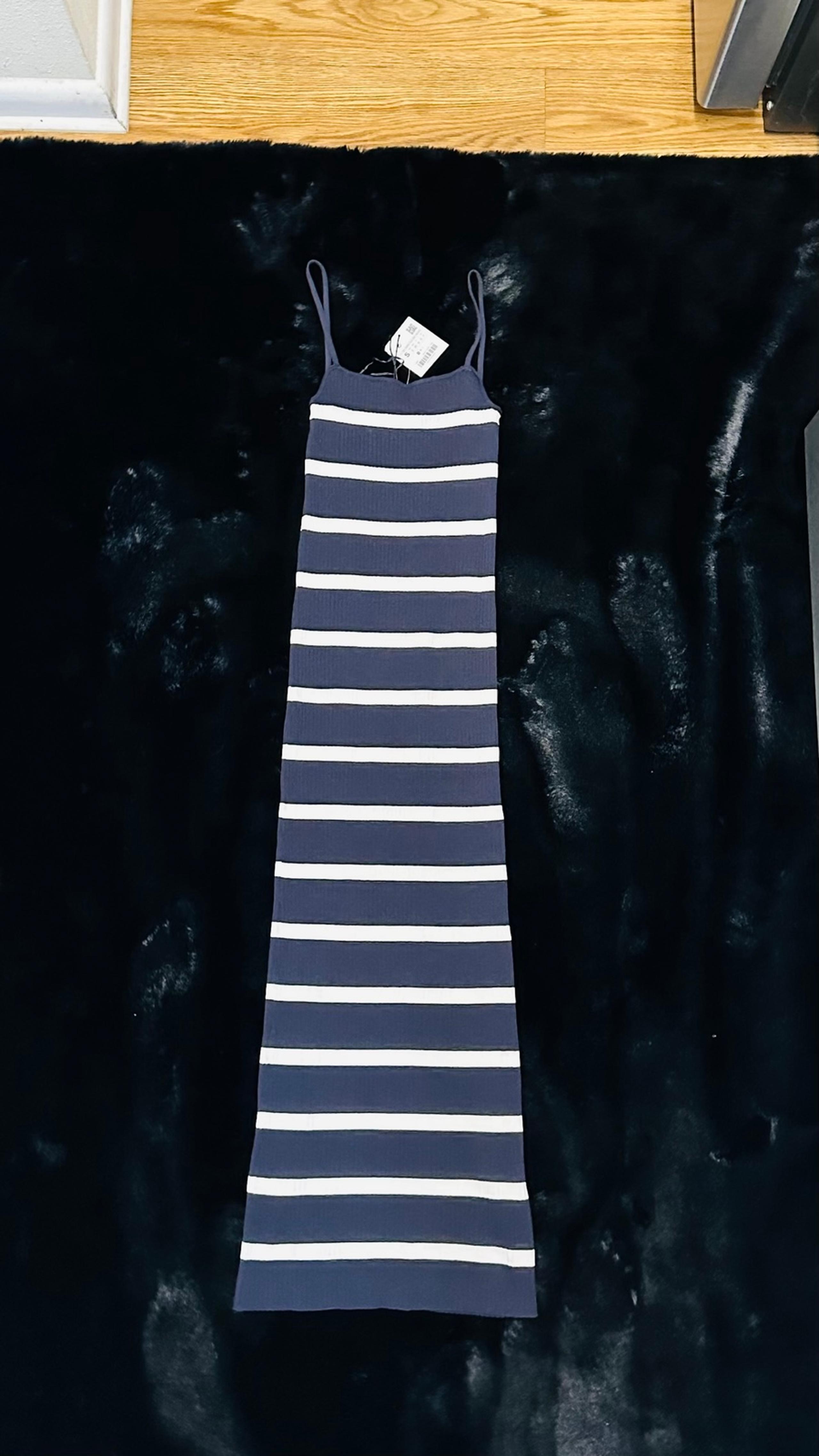 ZARA Black and white tube Sleeveless dress