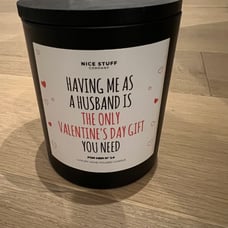 Funny Valentine’s Day Candle