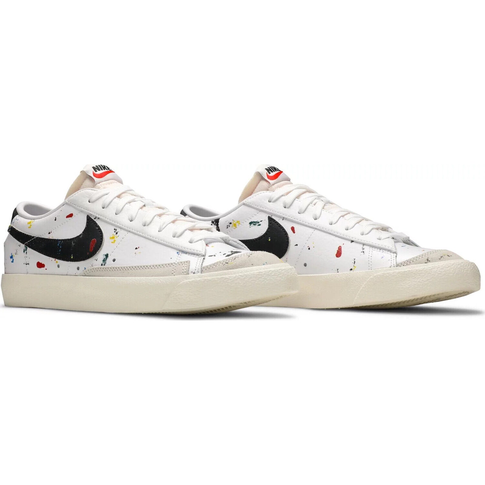 NEW Nike Blazer Low 77 Paint Splatter Shoes DJ1517 100 - SIZE 9.5 MEN / 11 WOMEN