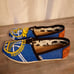Hand Painted Golden State Warriors Toms Size 7.5.
