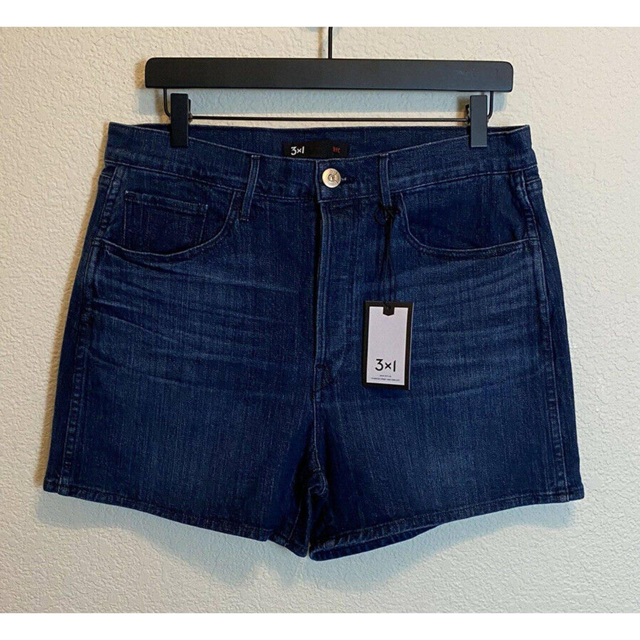 NWT 3x1 Blake High Rise Shorts 30