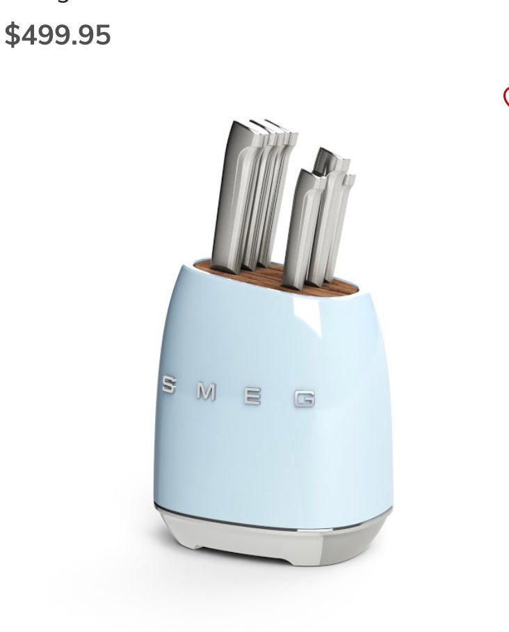 Smeg Knife Block, Set of 6