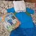 Adventure Time Cartoon Network Finn Halloween costume size LARGE children kids
