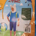 Adventure Time Cartoon Network Finn Halloween costume size LARGE children kids