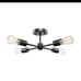 Bellevue 4 Light 17 Wide Semi-Flush Ceiling Fixture