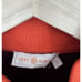 Tory Burch Megan Cashmere Sweater Size Small Burgundy Red Colorblock