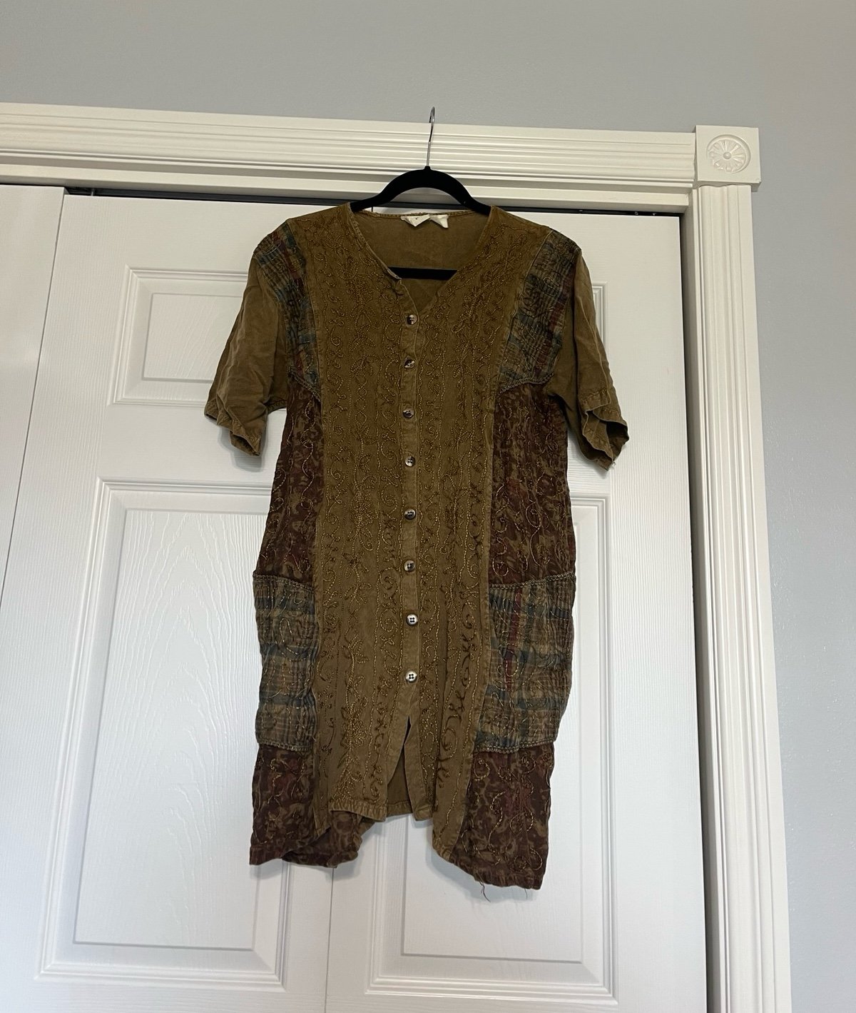 Vintage patchwork dress