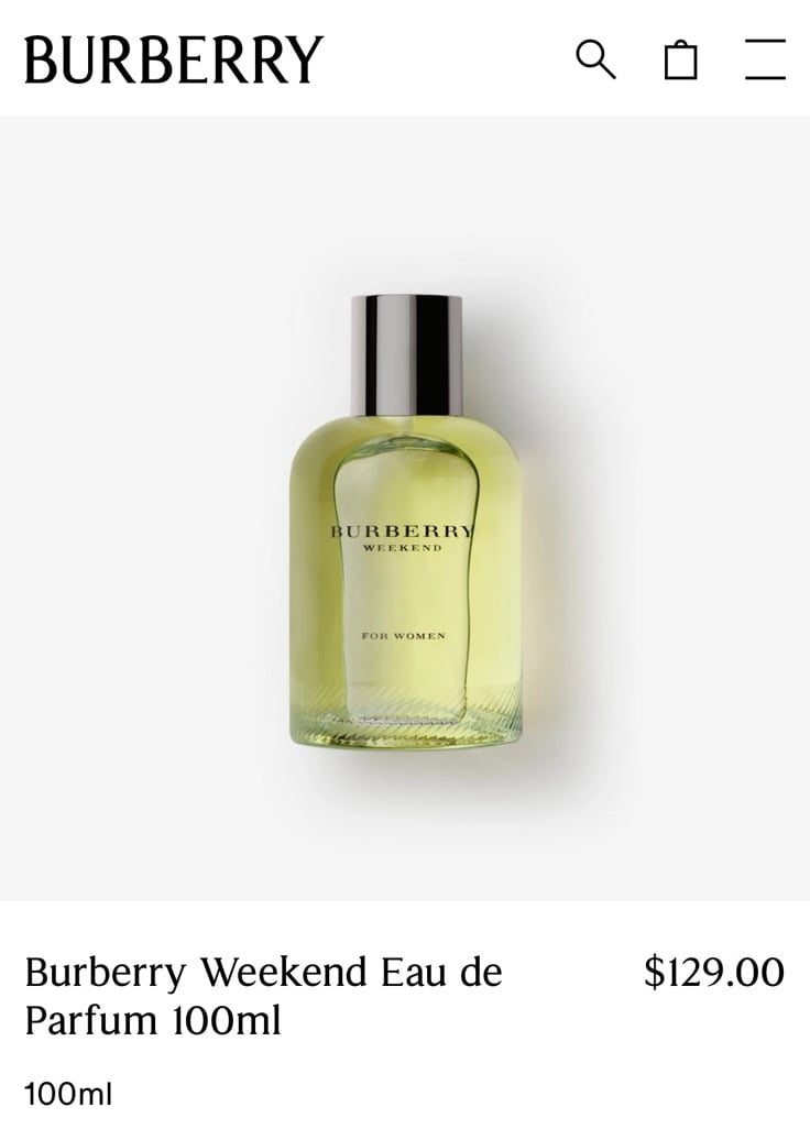 Burberry Weekend