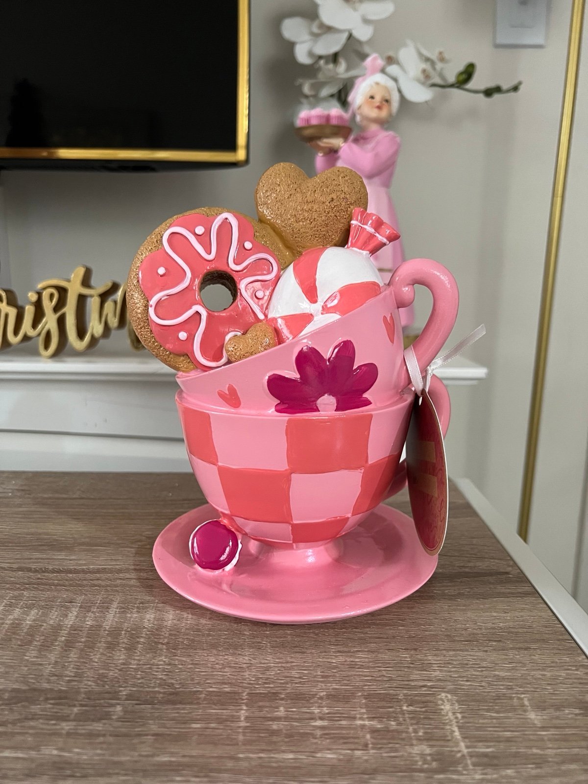 Valentines Day Stacked Mugs
