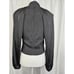 SHEIKE BLACK BLOUSE HIGH NECK, SHEER LONG SLEEVE SIZE MEDIUM