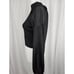 SHEIKE BLACK BLOUSE HIGH NECK, SHEER LONG SLEEVE SIZE MEDIUM