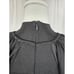 SHEIKE BLACK BLOUSE HIGH NECK, SHEER LONG SLEEVE SIZE MEDIUM