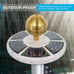 HOOPLE Pro Solar Flag Pole Light, 26 Led Light Auto Active Green Energy Upgraded
