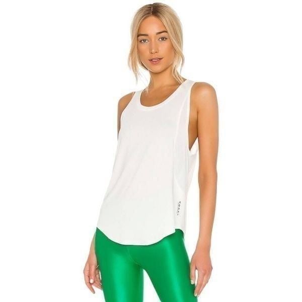 Koral Adriana Cupro Logo Tank Top Sz L