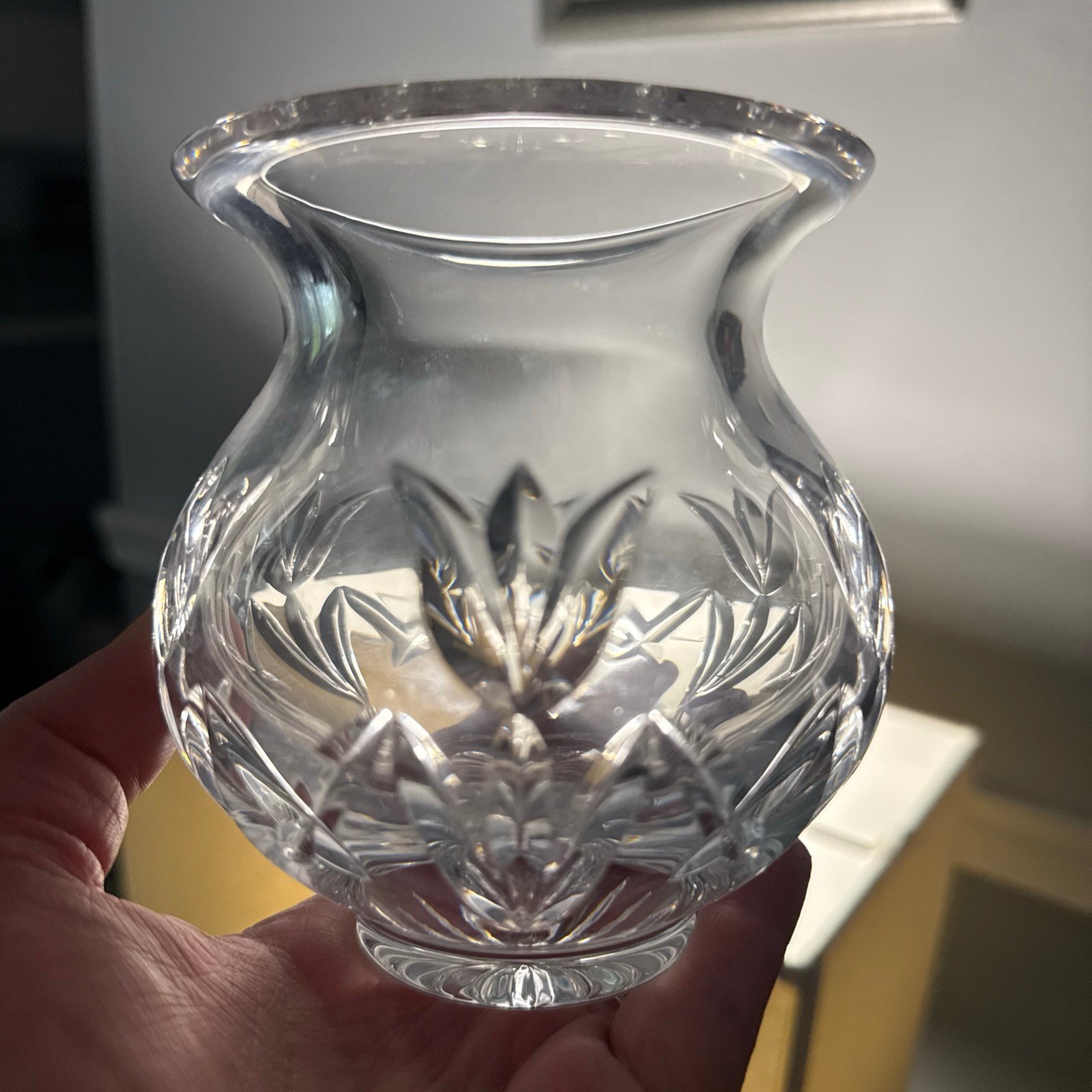 Waterford Crystal Tulip Rose Bowl 4.5”