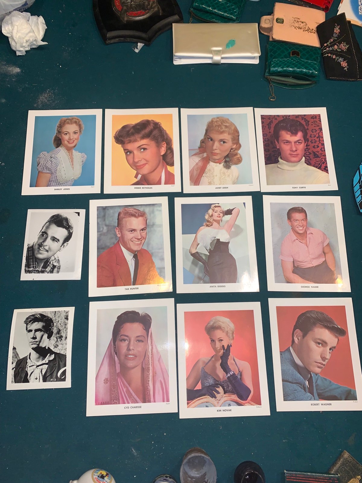 Hollywood Celebrities Photo Lot by BUD FRAKER PORTRAIT Debbie Reynolds Curtis