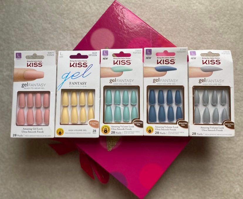 Kiss Gel Fantasy Matte Nails Collection