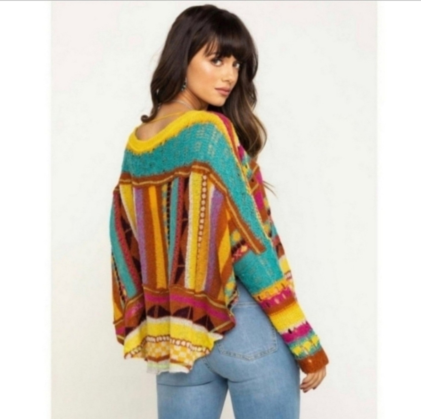 Free People lightweight Poncho Size Small
