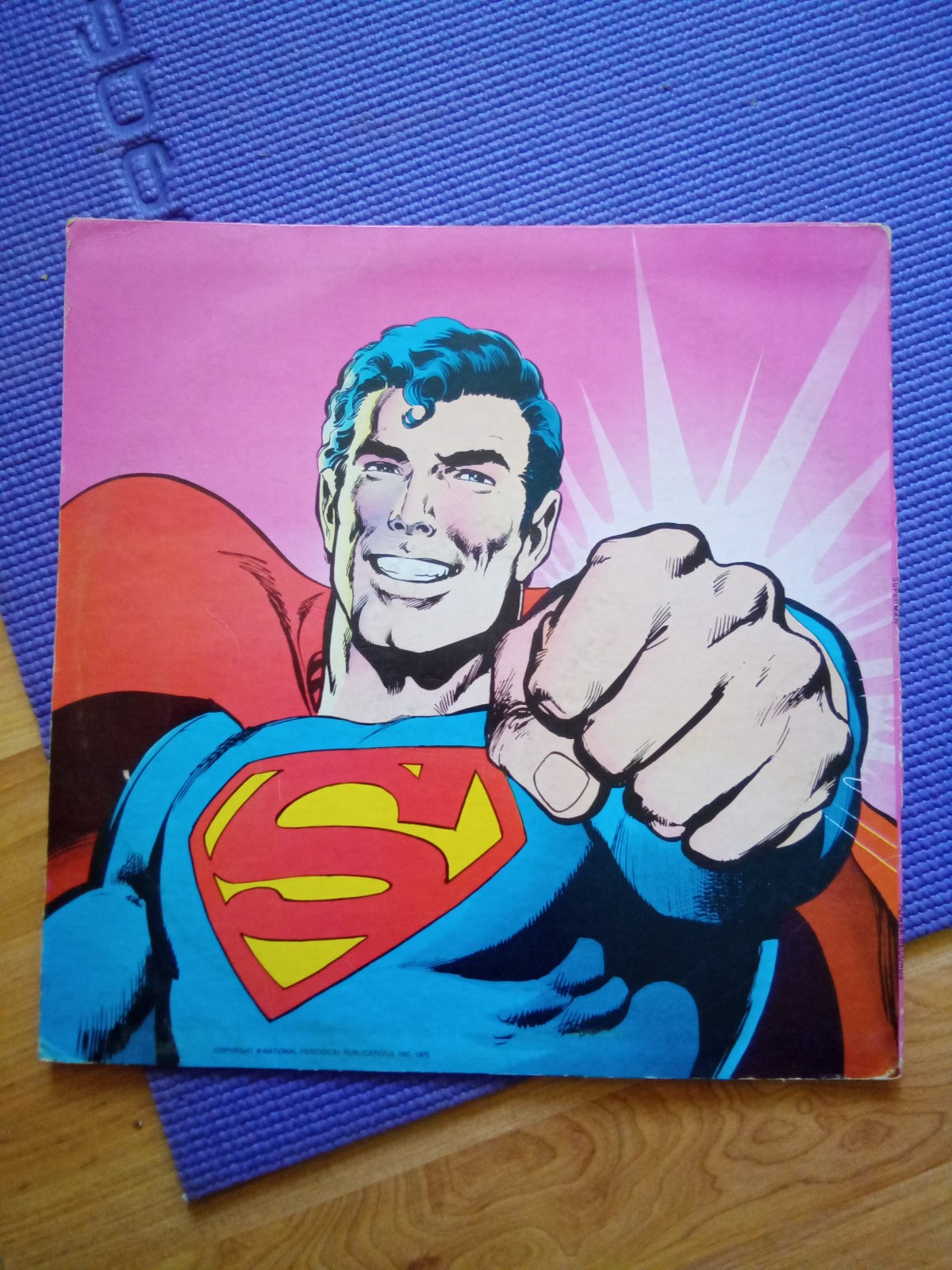 VINTAGE COLLECTIBLE SUPERMAN LP 1975 POWER RECORDS # 8169