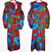 NWT Anthropologie Farm Rio Long Sleeve Floral V Neck Cut Out Midi Dress XXS