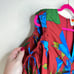 NWT Anthropologie Farm Rio Long Sleeve Floral V Neck Cut Out Midi Dress XXS