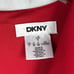 NWT DKNY Surplice V Neck Faux Wrap Midi Dress Red Formal Party Mature Modest 6