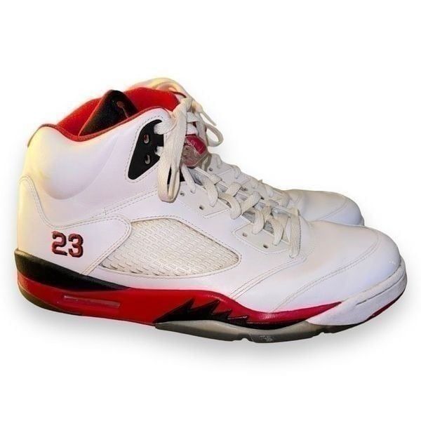 Jordan 5 Retro Fire Red Black Tongue 2013 136027-120