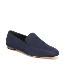 NWB Vince Brette Blue Suede Leather Women's Loafer Shoes Size 6M Designer