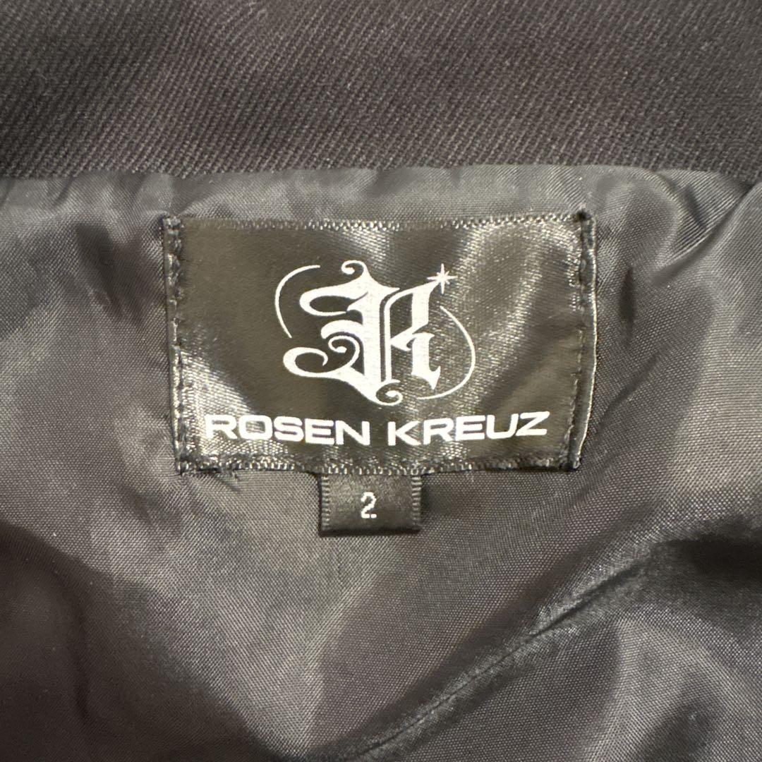 Rosen Kreuz】cropped collar blouson