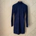 Tehama Nancy Kaley Golf Hiking Tennis Active Dress 1/4 Zip Navy Blue Paisley S