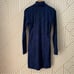 Tehama Nancy Kaley Golf Hiking Tennis Active Dress 1/4 Zip Navy Blue Paisley S