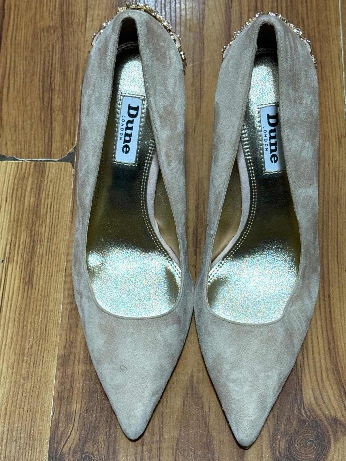 Dune London crystal heels