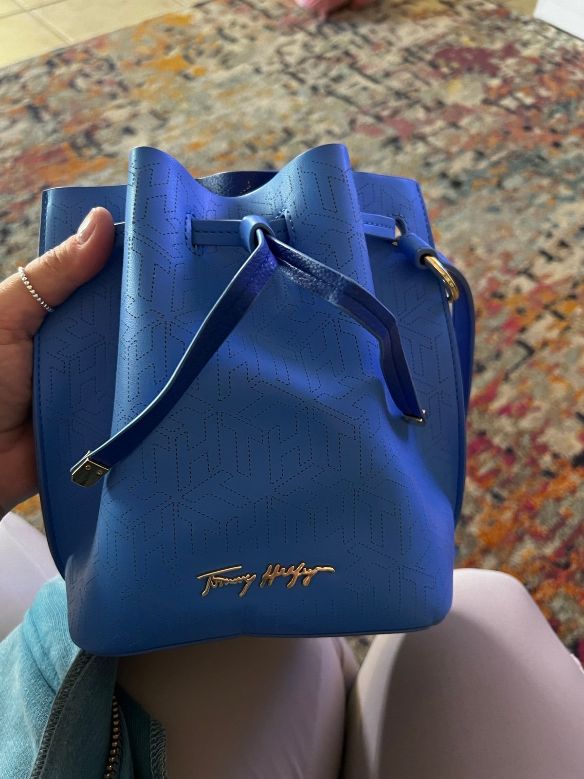 Tommy Hilfiger bag logo blue